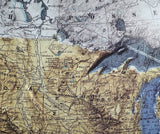 3D USA Map | A True Raised Relief Map
