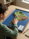 3D South America Map | A True Raised Relief Map